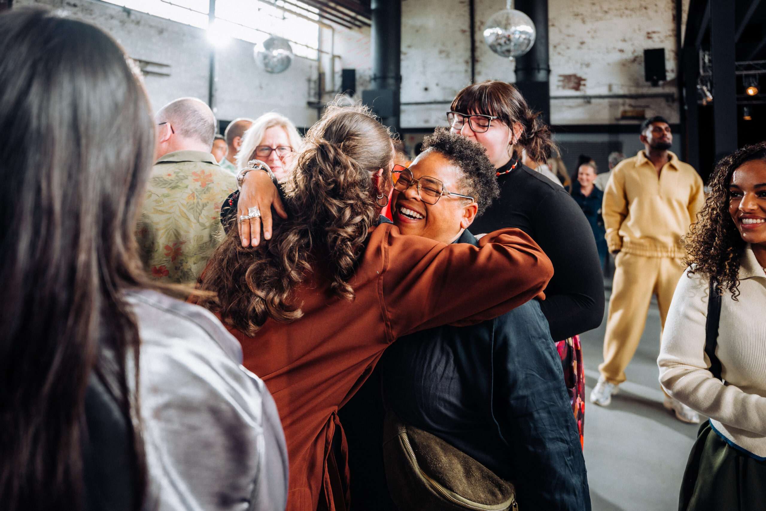 Jody receives congratulations at REBIRTH by JJAYCE at Weerstand Roermond